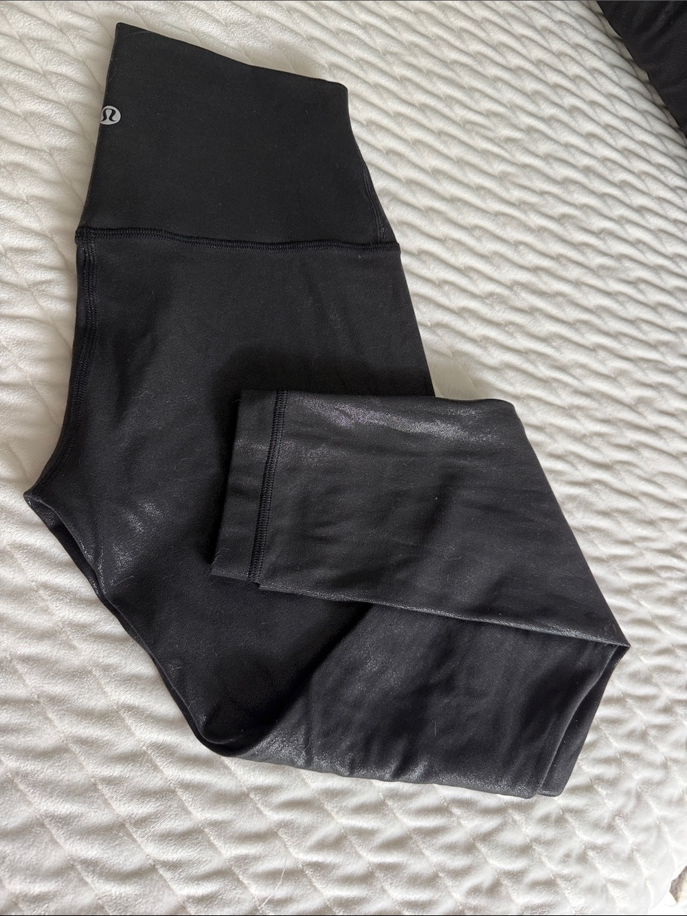 lululemon athletica Black High-Waist Shimmer Leggings